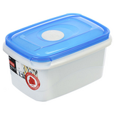 емкость для СВЧ MICRO TOP прям. 0,6 л голубой прозрачнвй