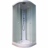 SWT 1904 900*900*2100 cтекло матовое, низкий поддон