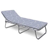 кровать раскладная с мягким матрасом узор макс.нагр.90кг.