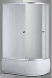 ECO-8050 L  1150*800*1950  Душевое ограждение  высокий .поддон 40см  , стекло  матовое