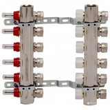 Коллектор в сборе для подключ. 12 контуров с расходомерами и термоклапанами, в фабр. упак. 17400312N