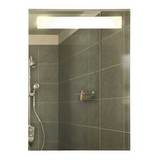 45402 Зеркало 575х740х33мм с внутренней подсветкой с пескоструйной светодиодной полосой "Санакс"