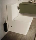 Напольный унитаз-компакт безободковый Terminus Ватикан 610х365 белы