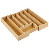 Лоток для столовых приборов BAMBOO (раздвижной), 36*26(38)*5,5 см