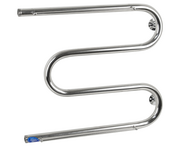 мп5060 САНАКС - Полотенцесушитель М-образный с ПОЛКОЙ 500х600 мм, труба - "1" x 2 мм, нержавеющая ст