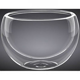 Wilmax Салатник d =75 мм. 160 мл. с дв. стенками Thermo Glass Wilmax /6/120/