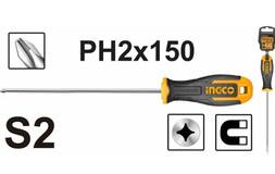 Отвертка крестовая INGCO INDUSTRIAL  PH2 x 150 мм