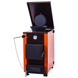 Котел твердотопливный Сибирь -GEfest KBO20ТЭ (круглый дымоход)