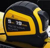 Рулетка измерительная, 8мх25мм, AUTOLOCK нейлоновое покрытие, магнитный зацеп ALUKOMTOOLS