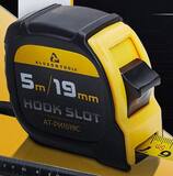 Рулетка измерительная, 5мх19мм, две кнопки фиксации ALUKOMTOOLS