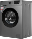 Стиральная машина с паром Kraft KF-MDS6107G серебристый, 6 кг, дисплей -да, глубина - 45 см, 1000 об