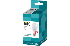Лампа LED A60 шар 13Вт 230В 6500К Е27 IEK