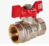 RBV-0003-2110215 ROMMER Кран шаровой, ВР/ВР, ручка бабочка 1/2