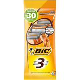 Bic 3 одноразовый станок д/бритья 4 шт 3 лезвия для чувствительной кожи 8729022 (20)