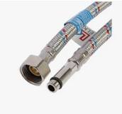 Гибкая подводка ELKA металл в ПВХ, для смесителя гайка сталь, 1/2"*М10 (пара), 100см. (упак. 25пар)