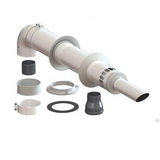 Комплект алюминиевого дымохода 60/100,универсальный