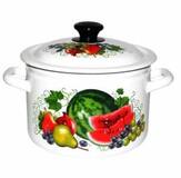 к кастрюля 12л цил.борт. белая Восточные дары/2