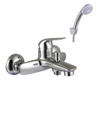 LM1202C Смеситель для ванны с коротким изливом, с аксессуарами, хром