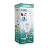 Светодиодная (LED) Лампа Smartbuy-C37-9,5W/4000/Е14 (Свеча)