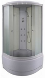 Гидробокс ALT 8091 W (100*100*215) Белый матовый, Глубокий поддон