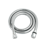 LE8047S Аксессуары Шланг душевой двухзагибный 1,2м, TURN-FREE, сталь хром, пакет с подвесом