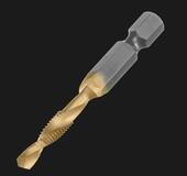 Сверло-метчик М6 х 1,0 мм, Р6М5// Denzel