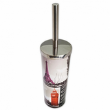 307-F Ёрш для унитаза напольный круг Фотопечать нержавейка "Санакс"