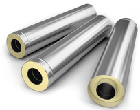 Труба-термо 1,0м, 115х200, Н/Оц, 0,8мм/0,5мм, (К)