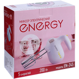 Миксер ENERGY EN-245, 5 скоростей, 200 Вт