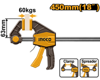 Струбцина быстрозажимная 63х450 мм INGCO HQBC01603 INDUSTRIAL