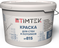 TimTek 815 Краска для стен и потолков супербелая 3кг (144шт/пал)