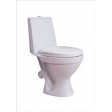 Унитаз-компакт "W 102" GESSO  кос.выпуск, ниж.подвод, 1 уров. арматура, сид. полипропилен