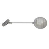 035 Клапан для ёмкости 3/4" НЕРЖАЕЙКА с хромированным ПОПЛАВКОМ MAK