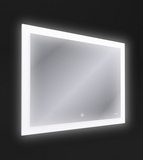 Зеркало LED 030 design 100x80 с подсветкой с антизапотеванием прямоугольное KN-LU-LED030*100-d-Os
