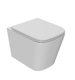 Унитаз подвесной  Point Ника безободковый, сиденье микролифт PN41081