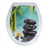 сиденье для унитаза жесткое Три камня.1/10