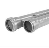 Труба BASE ф 32 с раструбом L=0,5 м, вн.канализ.толщ.ст.1.8 (210) VALFEX