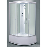 SWT 1902 900*900*2100 cтекло матовое, высокий поддон