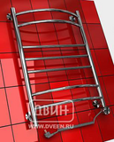 Полотенцесушитель ДВИН G Electro 80/50 (1"-½" К эл ТЭН справа Полированный) 63185009