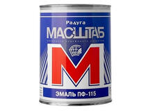Эмаль ПФ-115 Масштаб Белая 0,8 кг