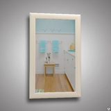 45304 КЗСК Зеркало 90х50см в рамке МДФ Дуб Белый