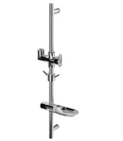 LM8062C "Аксессуары" Стойка душевая 685 мм с овальной мыльницей, хром, блистер