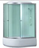 Душевая кабина ECO - 21 white  ( R ) 1200*800*2150 ВЫСОКИЙ ПОДДОН 40 СМ,стекло матовое 