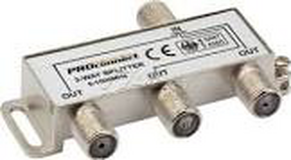 05-6022 ДЕЛИТЕЛЬ ТВ х 3 под F разъём 5-1000 МГц PROCONNECT