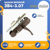 Птимаш ЗВ4-3.07 медь Замок врезной с/руч (10)