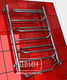 Полотенцесушитель ДВИН W Electro 100/50 (1"-½" К эл ТЭН справа Полированный) 64005009