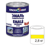 Эмаль ПФ-115 Универс. желтая / 2.8 кг / Квил