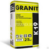 Клей  и армировка GRANIT K-19+ для фасадного утепления 25 кг (1 пал 50 шт)