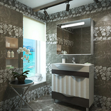 85 Тумба "Bella 85" белый/бетон графит (ум. Элвис 85)