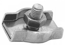 зажим нерж 3мм single SS304 ACR